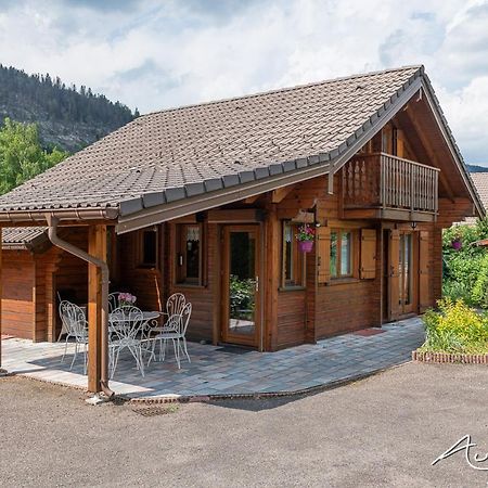 Chalet La Calougeotte, Jardin, Spa Et Sauna Prives Le Ménil Kültér fotó