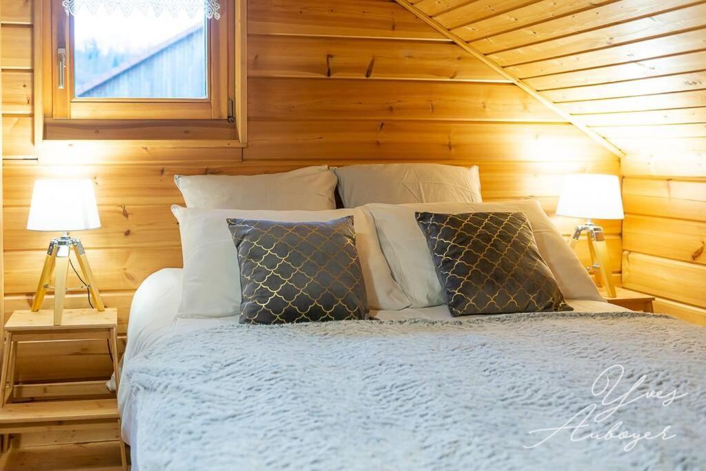 Chalet La Calougeotte, Jardin, Spa Et Sauna Prives Le Ménil Kültér fotó