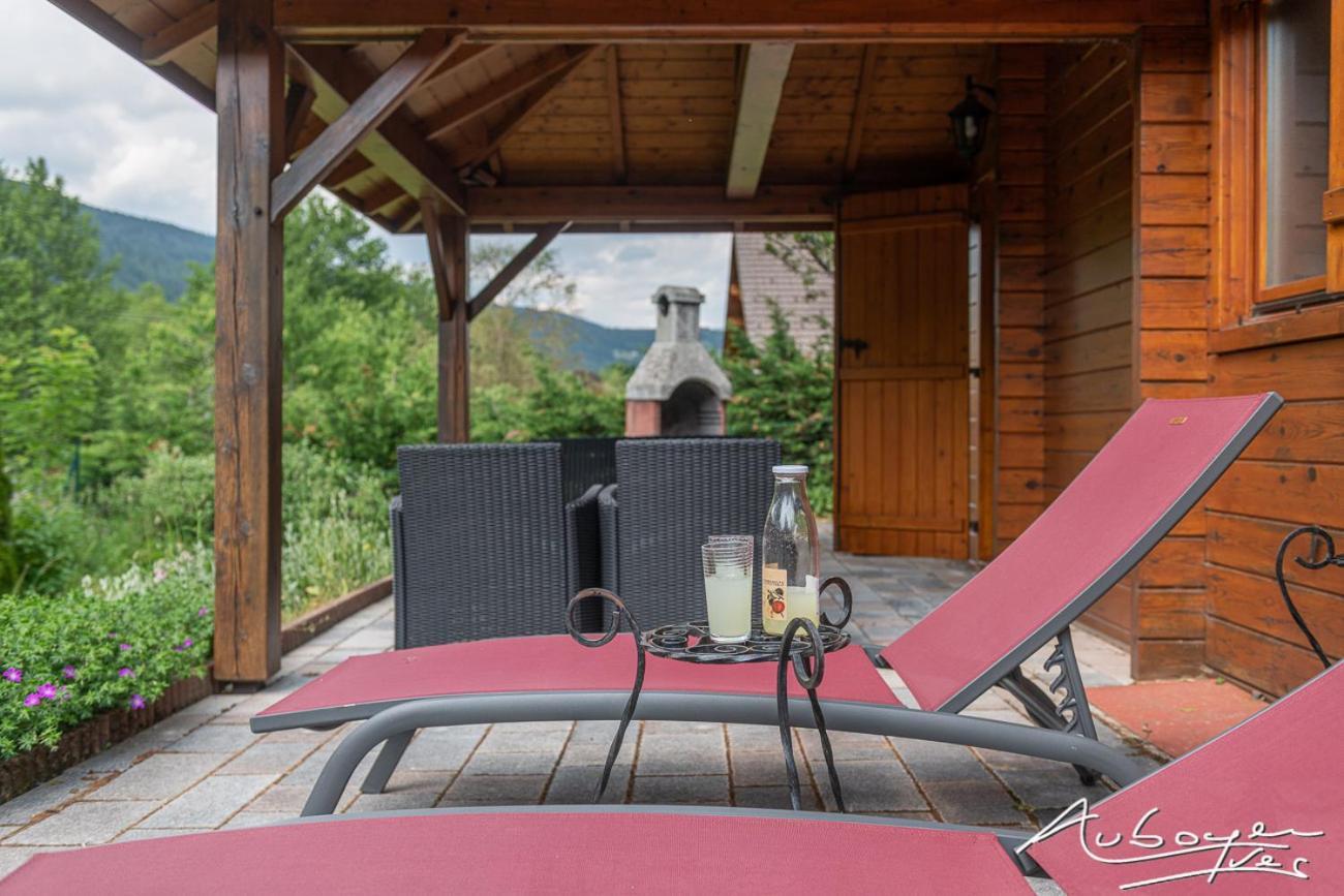Chalet La Calougeotte, Jardin, Spa Et Sauna Prives Le Ménil Kültér fotó