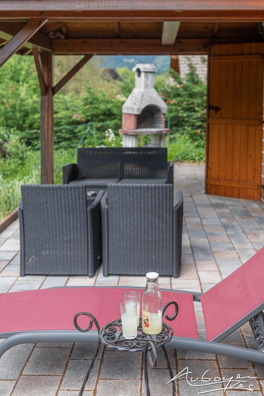 Chalet La Calougeotte, Jardin, Spa Et Sauna Prives Le Ménil Kültér fotó