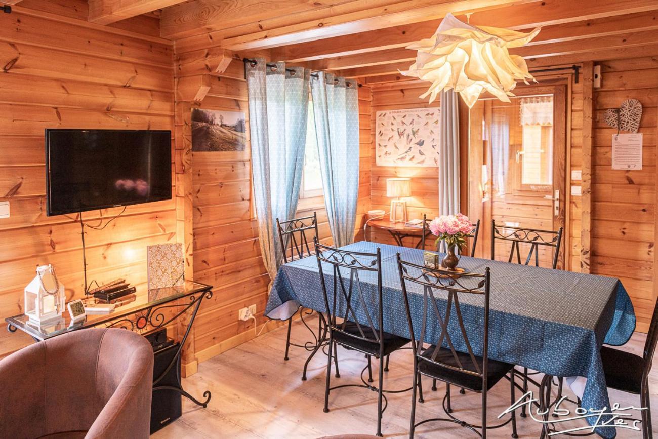 Chalet La Calougeotte, Jardin, Spa Et Sauna Prives Le Ménil Kültér fotó
